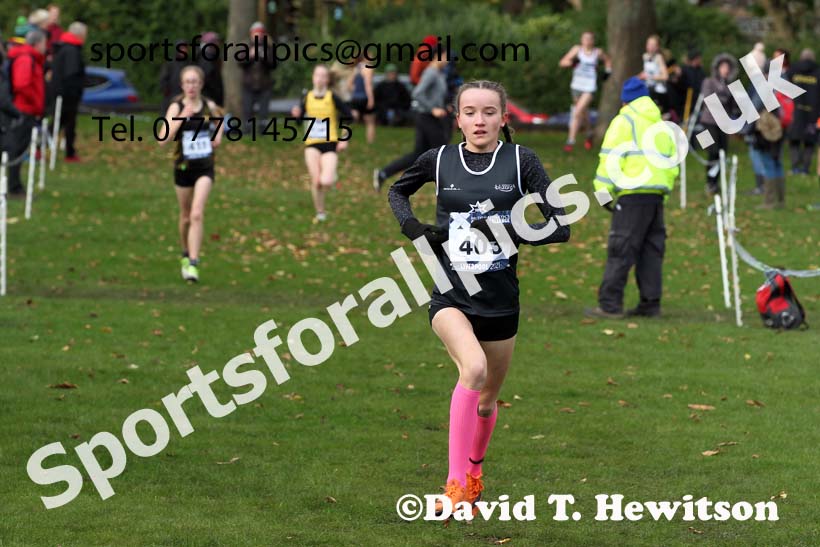 Girls under-15s, European Cross Country Championships Trials, Sefton Park, Liverpool. Photo: David T. Hewitson/Sports for All Pics